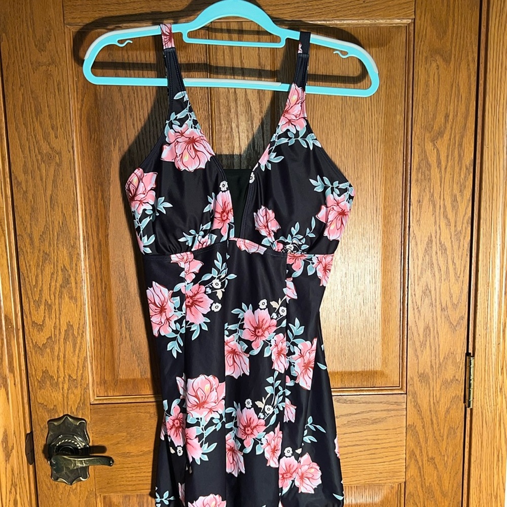 Floral swim top (top only )